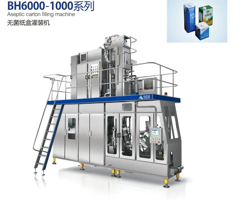 BH6000-1000 无菌纸盒灌装机