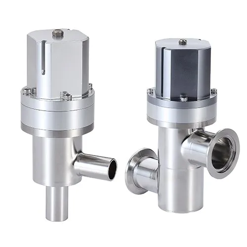 Vacuum angle valve